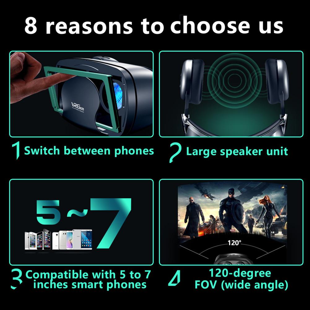 VR Headset 3D Glasses Virtual Reality for Smartphones