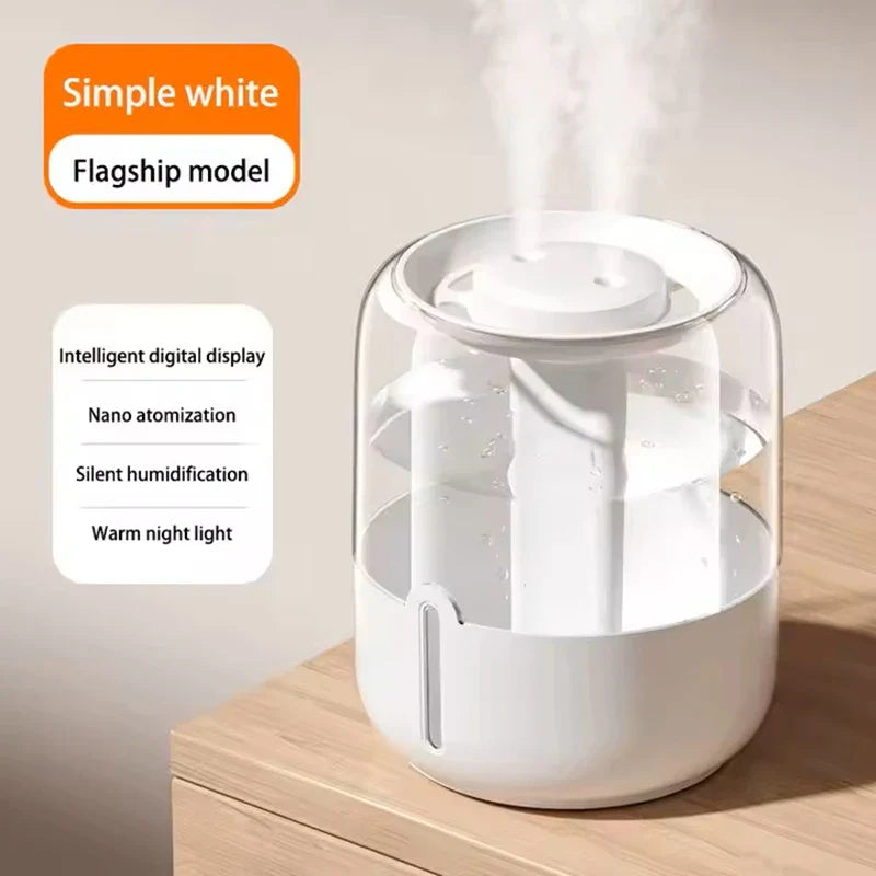 MIJIA Portable USB Humidifier – 6.1L Classic Columnar Design, 300ml/h Mist Output, Silent & Auto Shut-Off (21–30㎡ Coverage)