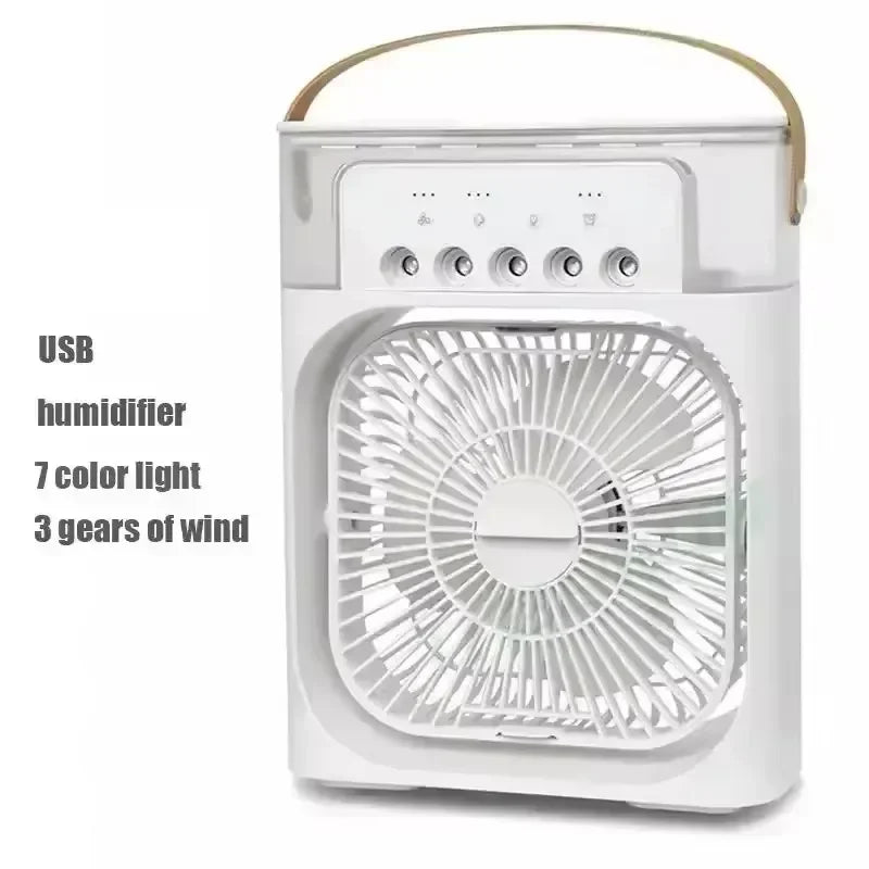 Mini Desk Air Cooler with USB Charging – Compact Personal Fan for Home & Office