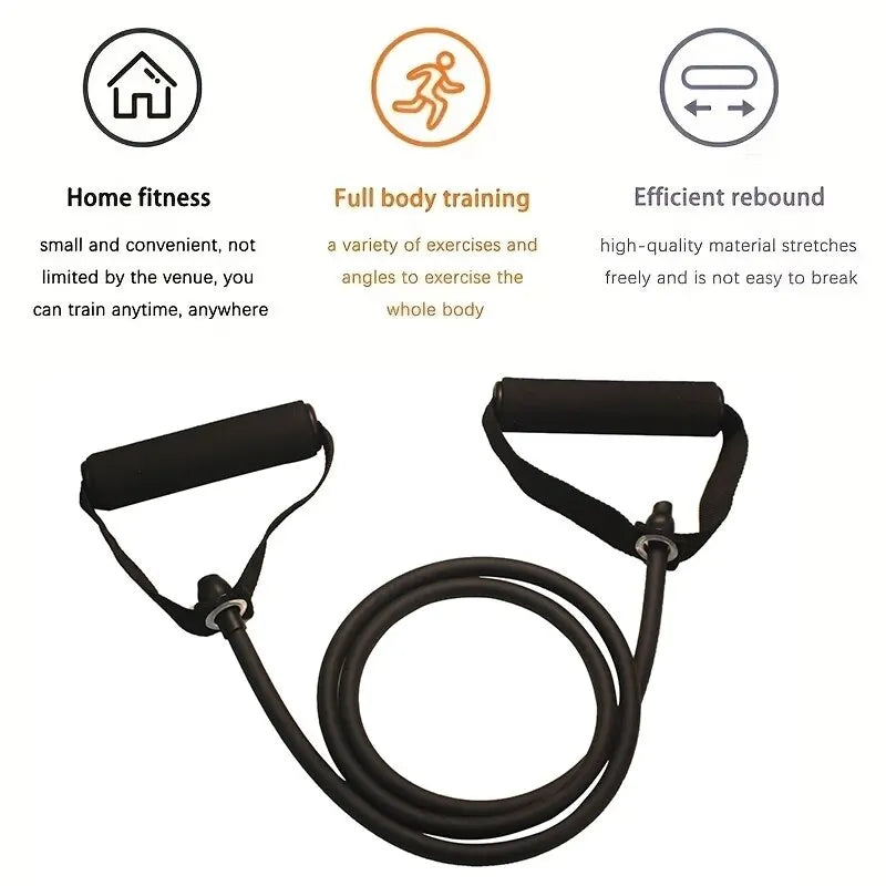 Fitness Resistance Bands – Full Body Workout Rubber Bands for Strength Training, Core & Muscle Toning