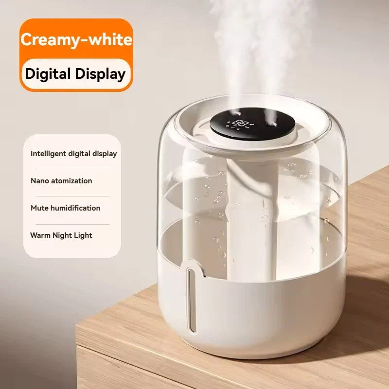 MIJIA Portable USB Humidifier – 6.1L Classic Columnar Design, 300ml/h Mist Output, Silent & Auto Shut-Off (21–30㎡ Coverage)
