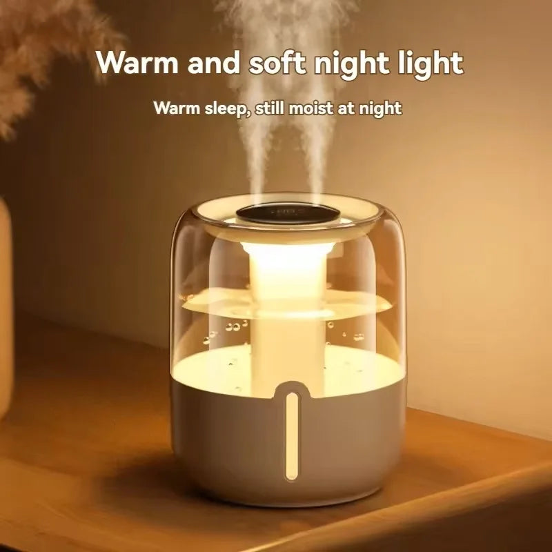 MIJIA Portable USB Humidifier – 6.1L Classic Columnar Design, 300ml/h Mist Output, Silent & Auto Shut-Off (21–30㎡ Coverage)