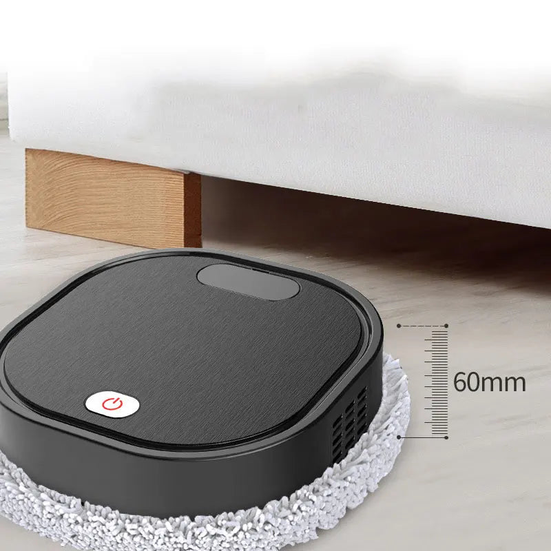 Dry & Wet Robot Vacuum Cleaner – Smart Sweeping Mop with Spray Humidification, UV Disinfection & Low Noise (1500mAh Battery)
