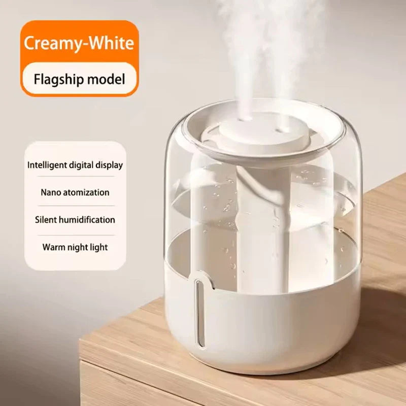 MIJIA Portable USB Humidifier – 6.1L Classic Columnar Design, 300ml/h Mist Output, Silent & Auto Shut-Off (21–30㎡ Coverage)