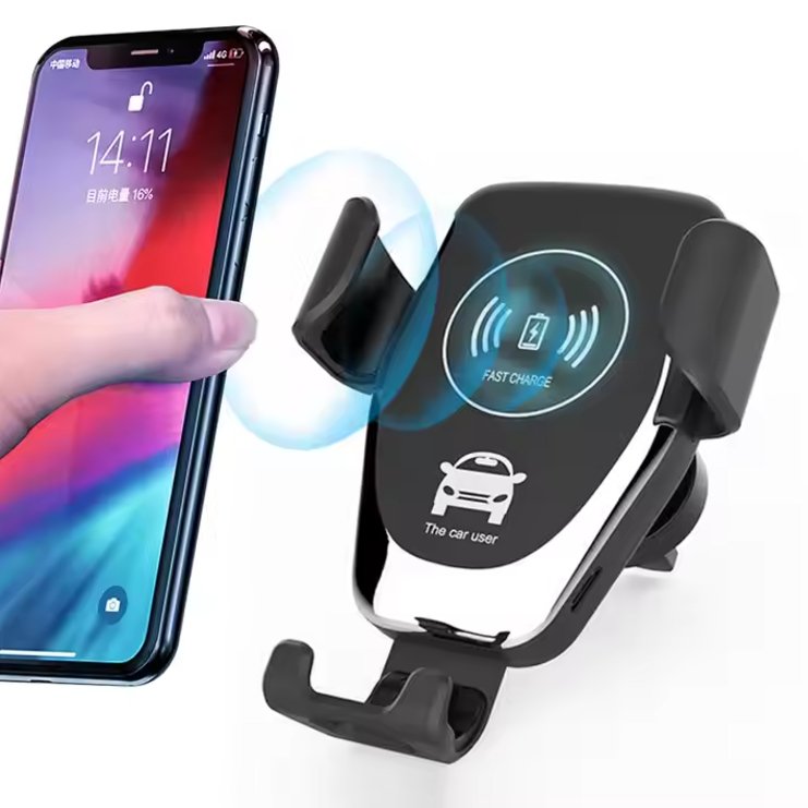 Wireless Car Phone Charger Auto Clamping Wireless Car Charger