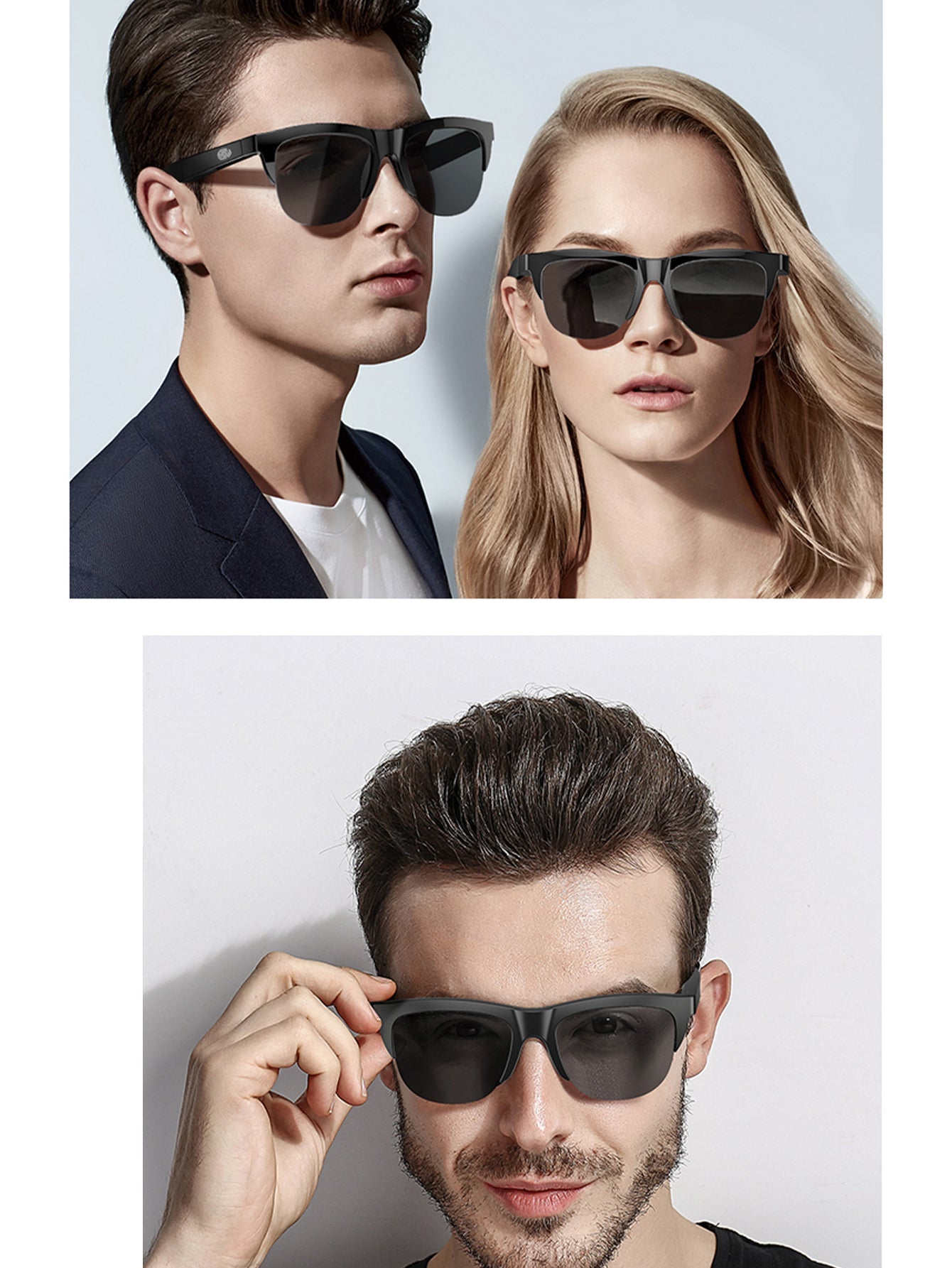 Bluetooth Smart Glasses Smart Bluetooth Audio Glasses with HD UV Protection
