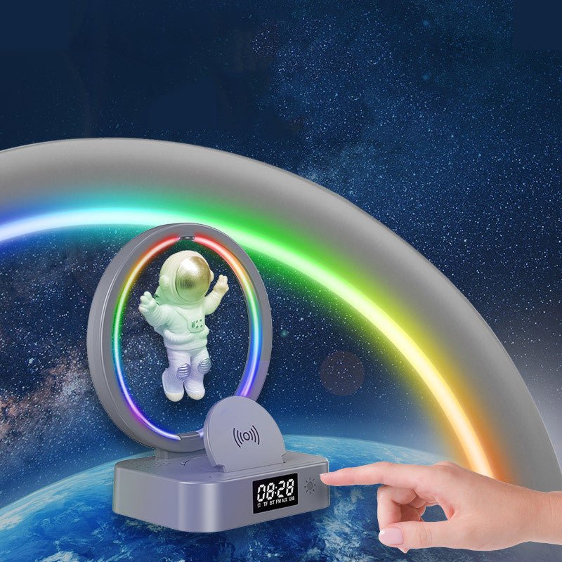 Magnetic Levitating Bluetooth Speaker RGB Lights, 360° Stereo Sound