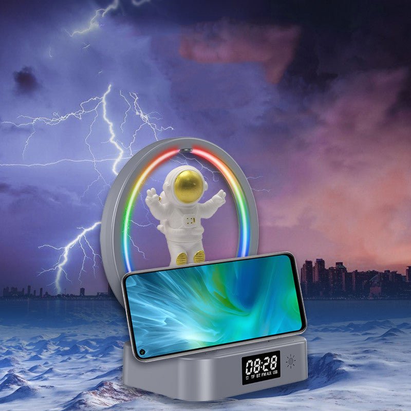 Magnetic Levitating Bluetooth Speaker RGB Lights, 360° Stereo Sound