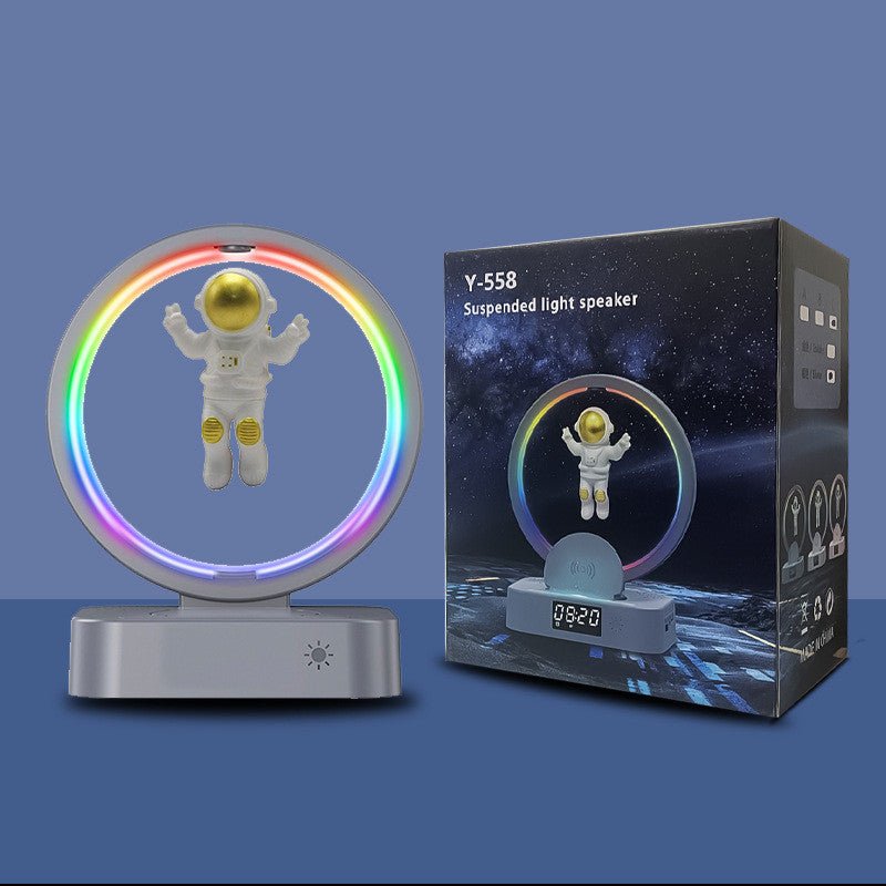 Magnetic Levitating Bluetooth Speaker RGB Lights, 360° Stereo Sound