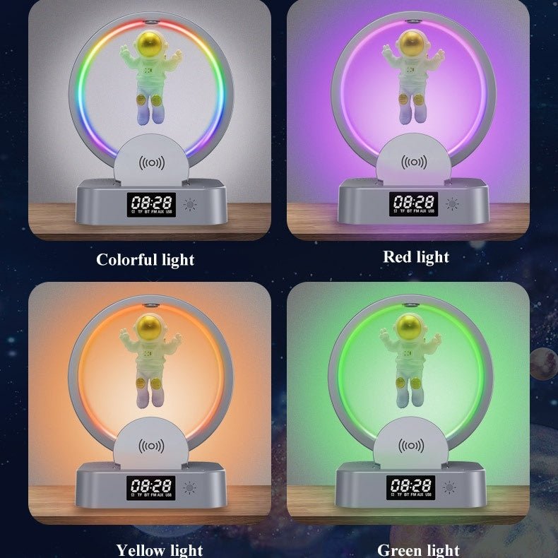 Magnetic Levitating Bluetooth Speaker RGB Lights, 360° Stereo Sound