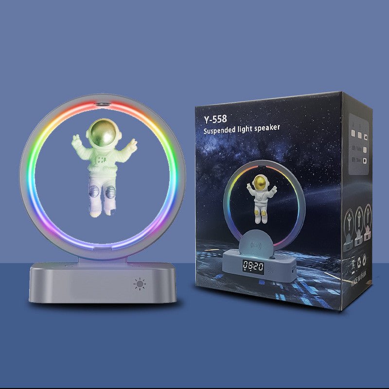 Magnetic Levitating Bluetooth Speaker RGB Lights, 360° Stereo Sound