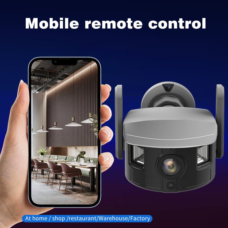 Smart Camera AI-Powered Security Camera with 360° View, Human Tracking