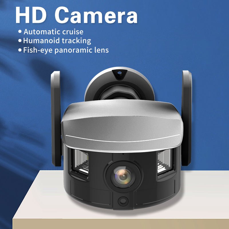 Smart Camera AI-Powered Security Camera with 360° View, Human Tracking